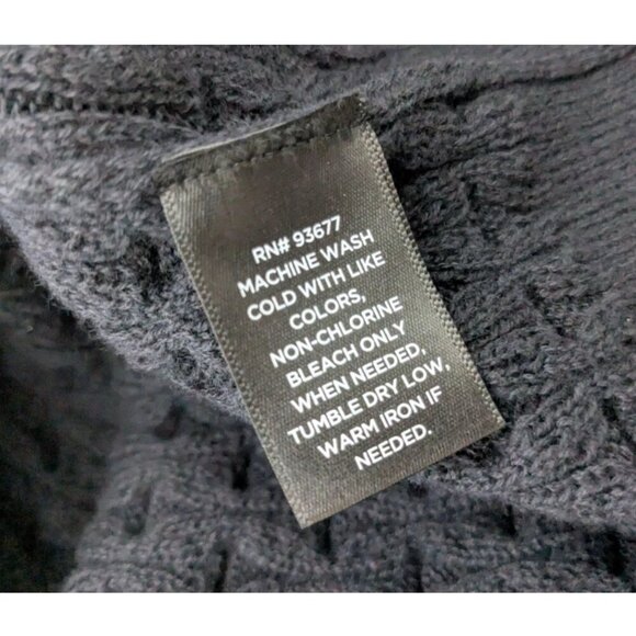 Shaquille O’Neal XLG Black Big And Tall Crew Neck Long Sleeve Pullover New - Picture 6 of 8